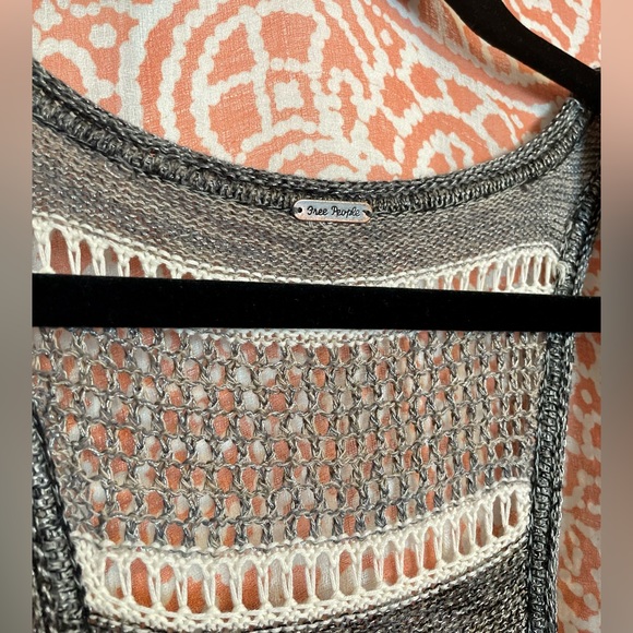 Free People Lovebird Crochet Tank sz L/XL - Picture 2 of 4